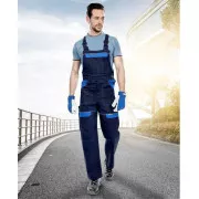 Nohavice s trakmi ARDON®COOL TREND tmavo modré-svetlo modré predĺžené | H8428/