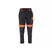MAX VIVO nohavice pánske čierna/oranžová