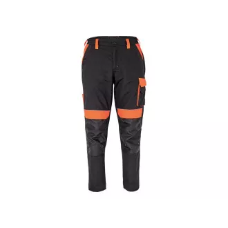 MAX VIVO nohavice pánske čierna/oranžová