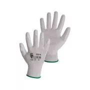 Povrstvené rukavice BRITA, biele, veľ.