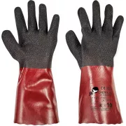 CHERRUG FH rukavice P čierna/červená 11