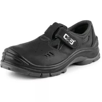 Obuv sandál CXS SAFETY STEEL IRON S1, čierny, veľ.