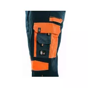 Nohavice do pása CXS SIRIUS BRIGHTON, pánske, modro-oranžové, veľ. 46