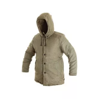 Pánsky zimný kabát JUTOS, khaki, vel. Pánsky zimný kabát JUTOS, khaki, vel.