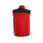 Pánska zimná vesta SEATTLE, červeno-čierna, veľ.