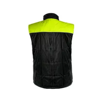 Pánska zimná vesta SEATTLE, fleece, čierno-žltá, veľ. Pánska zimná vesta SEATTLE, fleece, čierno-žltá, veľ.