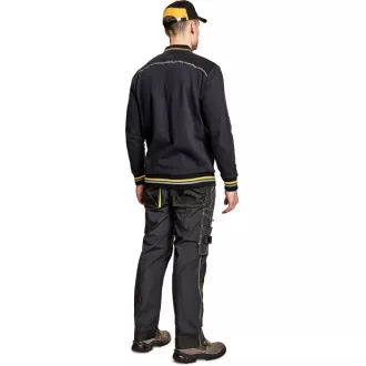KNOXFIELD polo mikina antr
