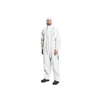 CHEMSAFE COOL overal biela/modrá