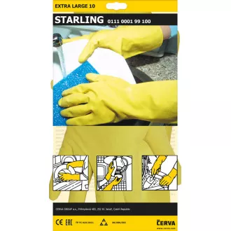 STARLING rukavice latexové