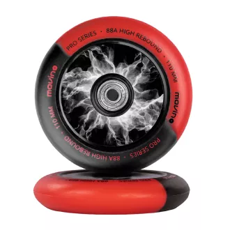 Náhradné kolieska na freestyle kolobežku MOVINO Maniac, 110 mm, Nylon, 2 ks