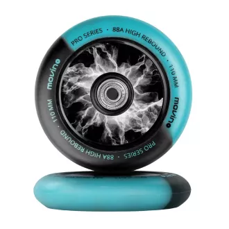 Náhradné kolieska na freestyle kolobežku MOVINO Maniac, 110 mm, Nylon, 2 ks