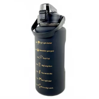 Motivačná športová fľaša 3v1, 2000 ml + 900 ml + 300 ml