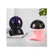 Nočný LED projektor hviezd s USB