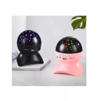 Nočný LED projektor hviezd s USB