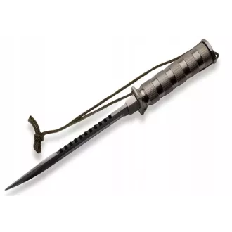Taktický nôž MILITARY FINKA SURVIVAL 35 cm čierny/strieborný