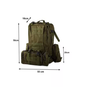 Maskáčový batoh Lynx, vojenská kamufláž - 48.5 l