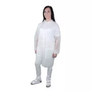 Jednorazový PP plášť ARDON®SYLVIE biely | H4040/