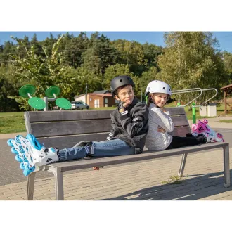 Kolieskové korčule 4v1 Enero KIDS - modro-biele