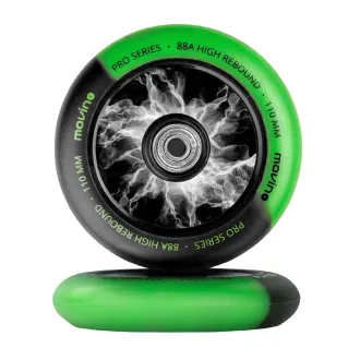 Náhradné kolieska na freestyle kolobežku MOVINO Maniac, 110 mm, Nylon, 2 ks Náhradné kolieska na freestyle kolobežku MOVINO Maniac, 110 mm, Nylon, 2 ks