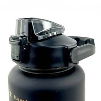 Motivačná športová fľaša 3v1, 2000 ml + 900 ml + 300 ml