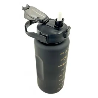 Motivačná športová fľaša 3v1, 2000 ml + 900 ml + 300 ml