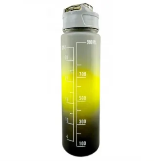 Motivačná športová fľaša 3v1, 2000 ml + 900 ml + 300 ml
