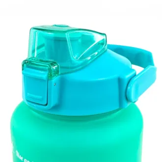 Motivačná športová fľaša 3v1, 2000 ml + 900 ml + 300 ml