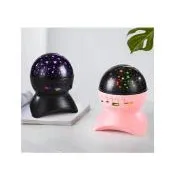 Nočný LED projektor hviezd s USB