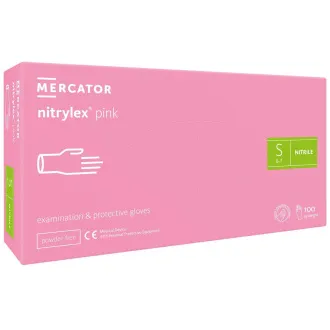 NITRYLEX PINK - Nitrilové rukavice (bez púdru) ružové, 100 ks NITRYLEX PINK - Nitrilové rukavice (bez púdru) ružové, 100 ks
