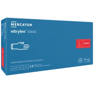 NITRYLEX CLASSIC - Nitrilové rukavice (bez púdru) modré, nesterilné - 100 ks NITRYLEX CLASSIC - Nitrilové rukavice (bez púdru) modré, nesterilné - 100 ks