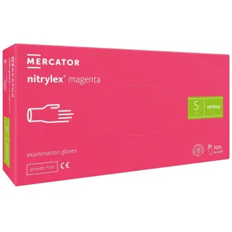 NITRYLEX MAGENTA - Nitrilové rukavice (bez púdru), 100 ks