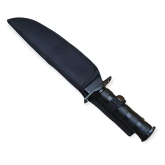 Taktický nôž MILITARY FINKA SURVIVAL 35 cm čierny/strieborný Taktický nôž MILITARY FINKA SURVIVAL 35 cm čierny/strieborný