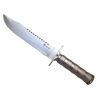 Taktický nôž MILITARY FINKA SURVIVAL 35 cm čierny/strieborný Taktický nôž MILITARY FINKA SURVIVAL 35 cm čierny/strieborný