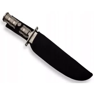 Taktický nôž MILITARY FINKA SURVIVAL 35 cm čierny/strieborný Taktický nôž MILITARY FINKA SURVIVAL 35 cm čierny/strieborný