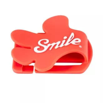 Smile klip na krytku objektívu Giveme5, červený, 16400, DOPRODEJ