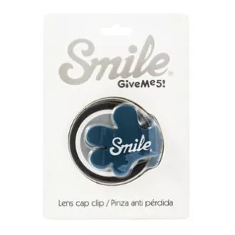 Smile klip na krytku objektívu Giveme5, modrý, 16401, DOPRODEJ