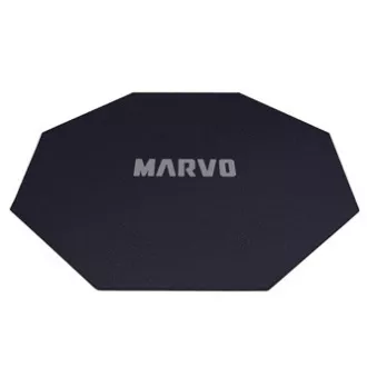 Herné, podložka pod kreslo, Marvo, GM02, 1100 x 1100 x 2 mm, čierna, protišmyková, DOPRODEJ