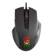 Defender Wolverine GM-700L RGB Myš káblové, čierna, 12800DPI