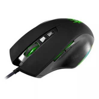 Defender Wolverine GM-700L RGB Myš káblové, čierna, 12800DPI