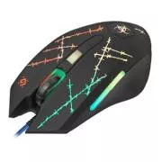 Myš drátová, Defender Forced GM-020L, čierna, optická, 3200DPI