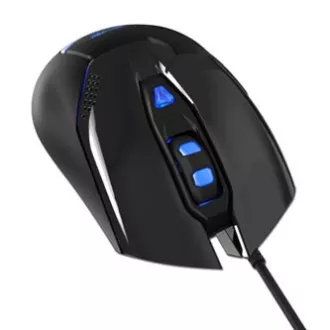 E-blue Cobra 622 Myš drôtová, čierna, 1600DPI, DOPREDAJ