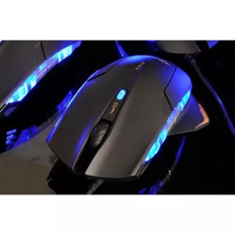 E-blue Mazer R Myš káblové, čierna, 2400DPI