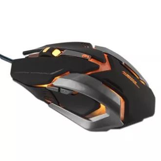 E-blue Auroza Gaming Myš káblové, čierna, 4000DPI