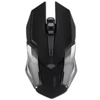 E-blue Auroza Gaming Myš káblové, čierna, 4000DPI