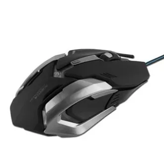 E-blue Auroza Gaming Myš káblové, čierna, 4000DPI