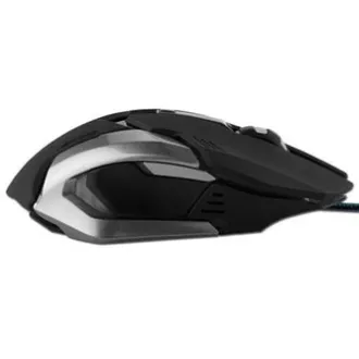 E-blue Auroza Gaming Myš káblové, čierna, 4000DPI
