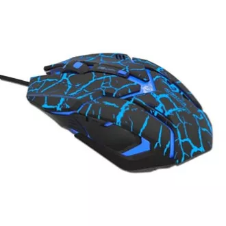 E-blue Auroza Gaming Myš káblové, čierna, 4000DPI