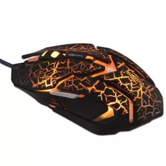 E-blue Auroza Gaming Myš káblové, čierna, 4000DPI