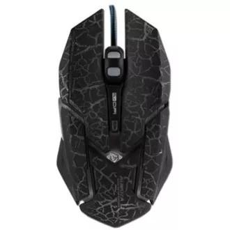 E-blue Auroza Gaming Myš káblové, čierna, 4000DPI