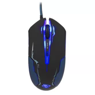 E-blue Auroza Myš káblové, čierna, 3500DPI
